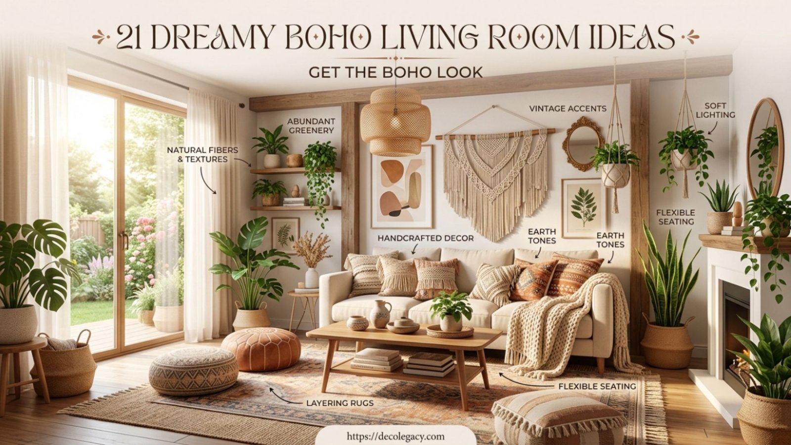 21 dreamy boho living room ideas