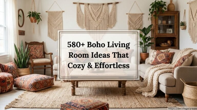 Boho Living Room Ideas