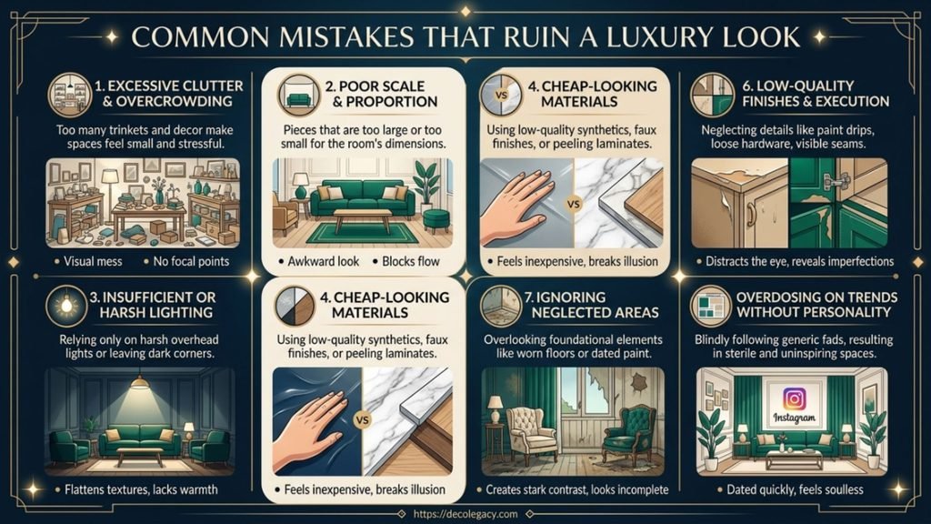 Common Mistakes That Ruin a Luxury Look
