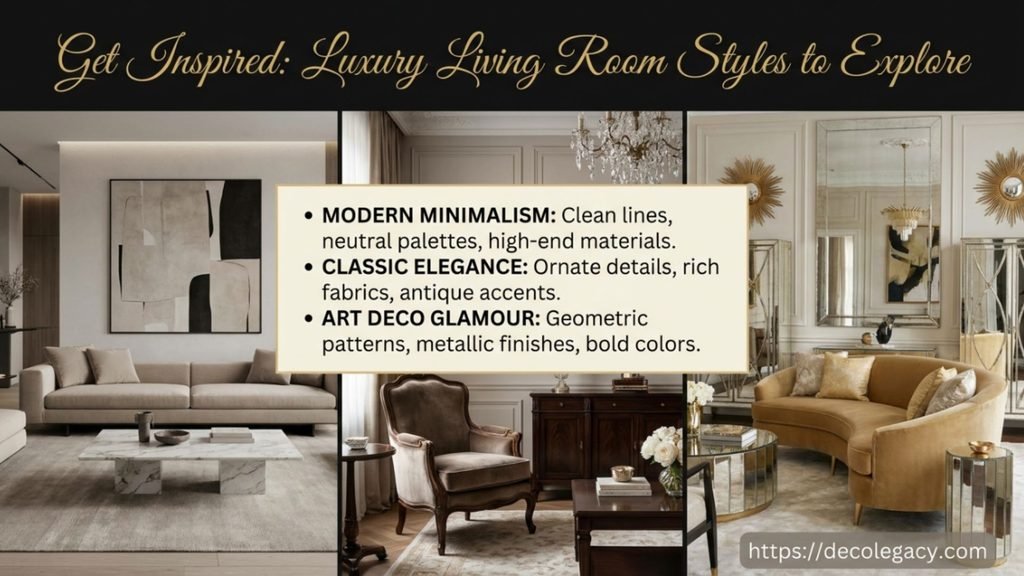 Get Inspired: Luxury Living Room Styles to Explore