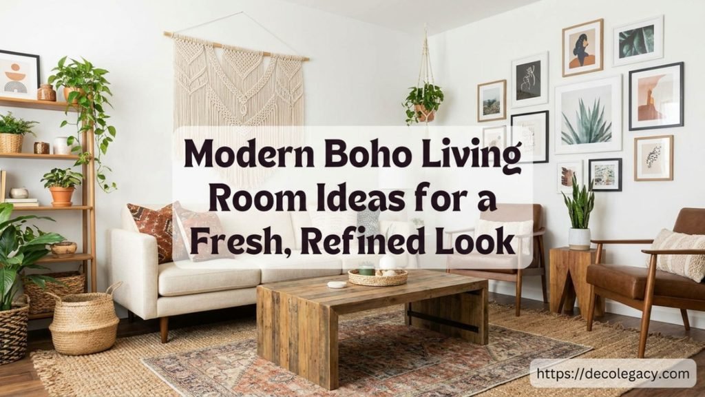 Modern Boho Living Room Ideas for a Fresh, Refined Look