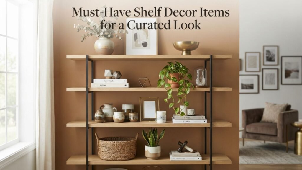 Must-Have Shelf Decor Items for a Curated Look