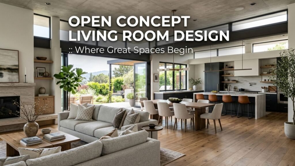 Open Concept Living Room Design: Where Great Spaces Begin