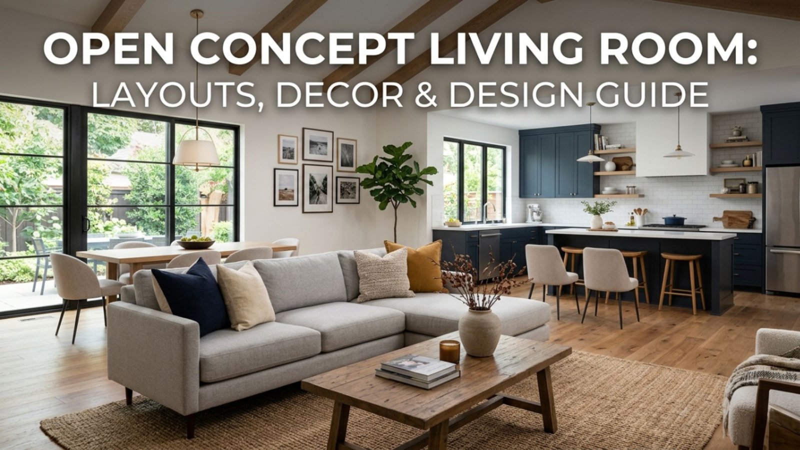 Open Concept Living Room: Layouts, Decor & Design Guide