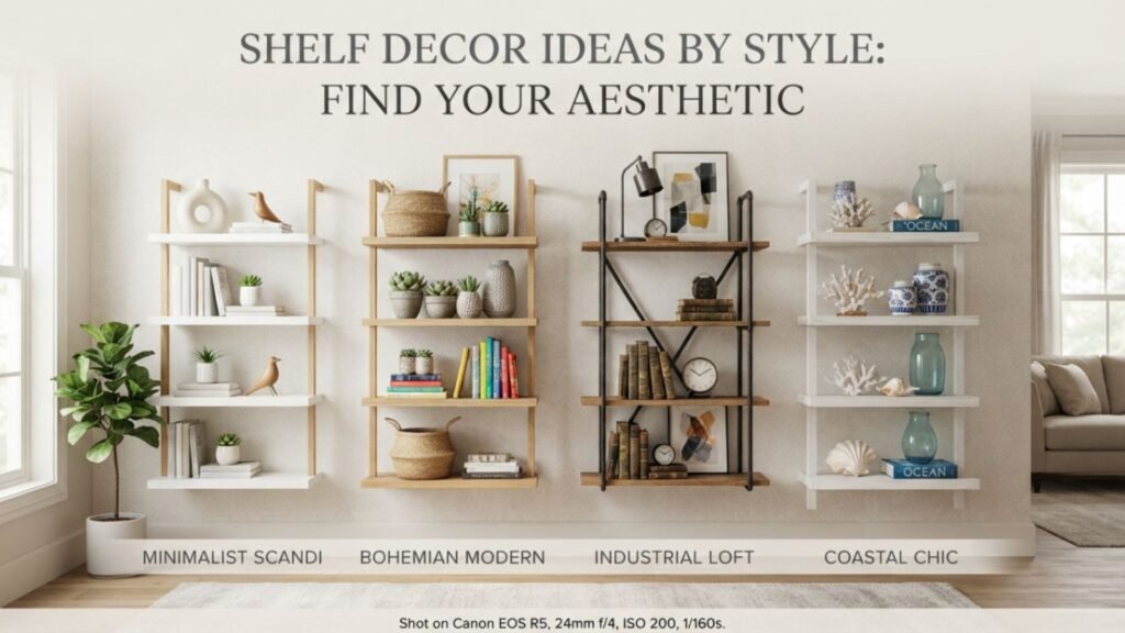 Shelf Decor Ideas by Style: Find Your Aesthetic