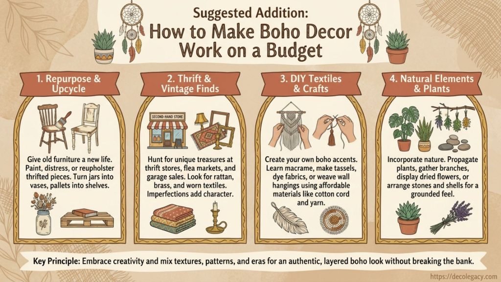 Suggested Addition How to Make Boho Decor Work on a Budget