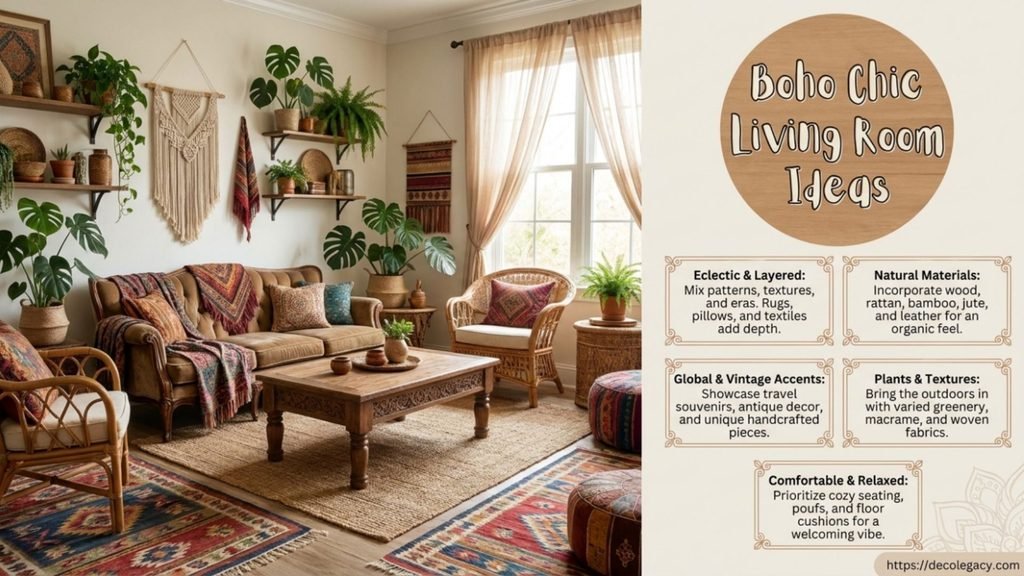 boho chic boho living room ideas