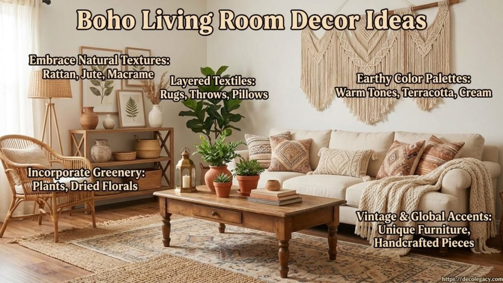 boho living room decor ideas
