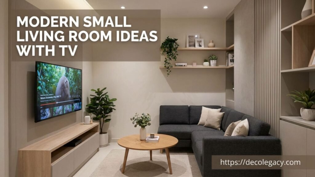 modern small living room ideas with tv 