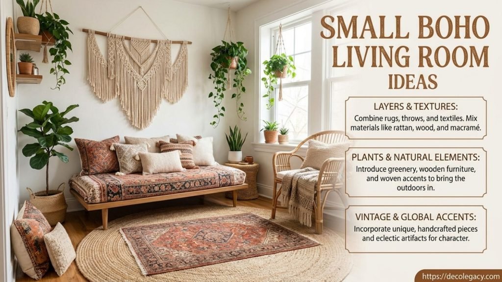 small boho living room ideas