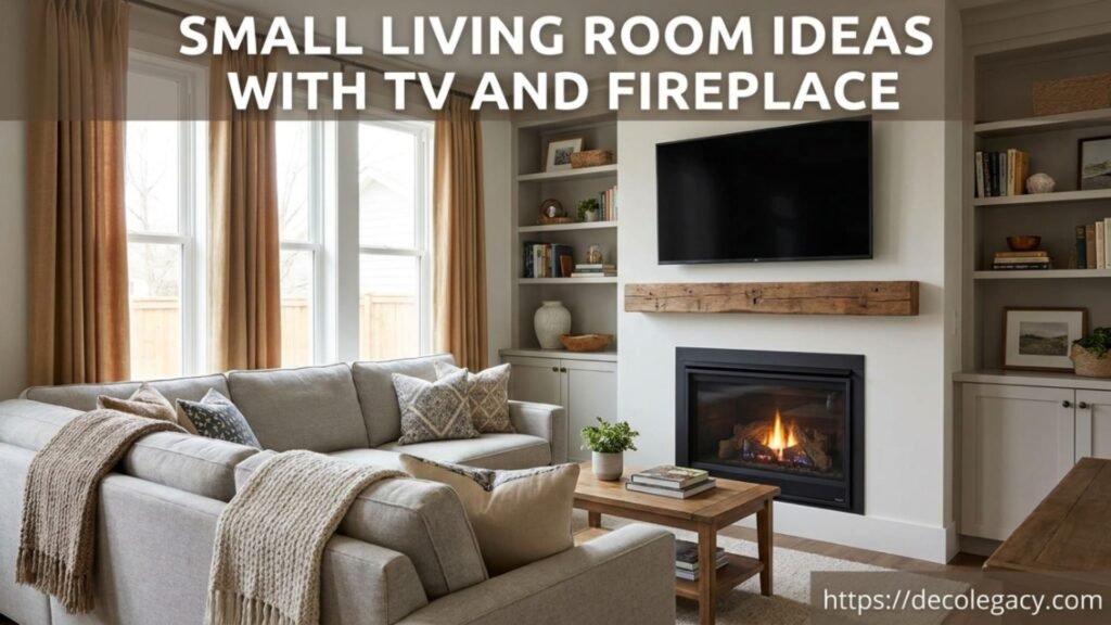 small living room ideas with tv and fireplace 