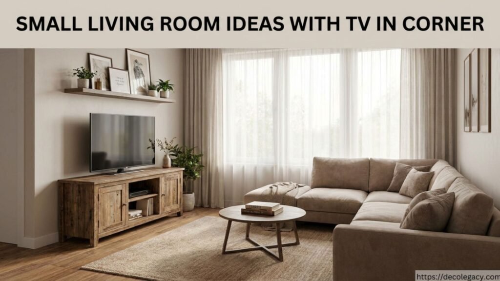 small living room ideas with tv in corner 