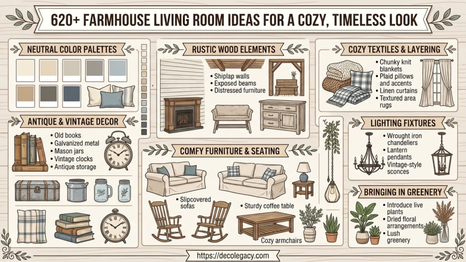 Farmhouse Living Room Ideas