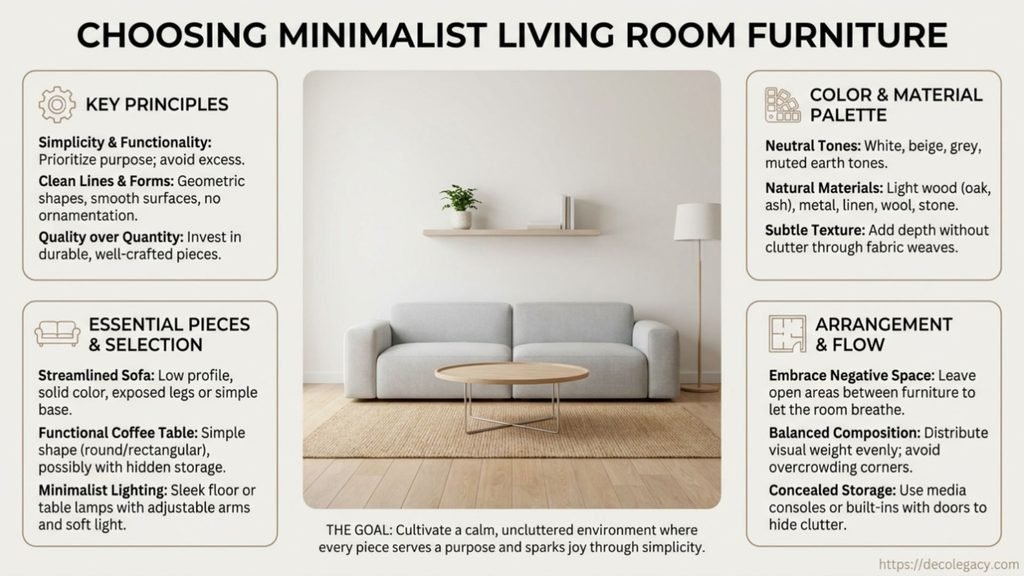 Choosing Minimalist Living Room Furniture