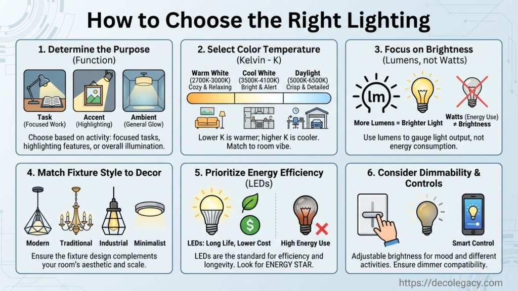 How to Choose the Right Lighting