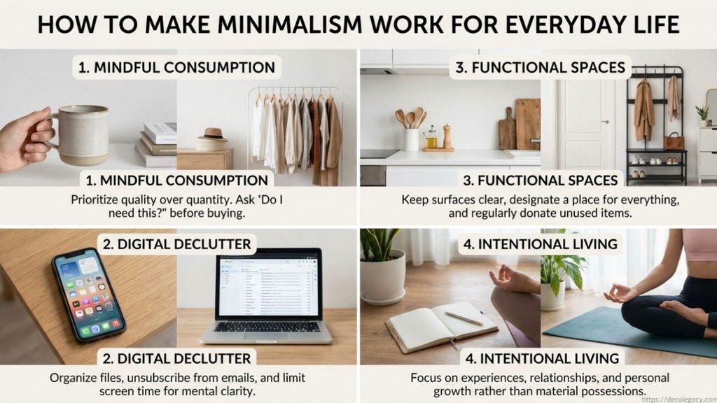 How to Make Minimalism Work for Everyday Life