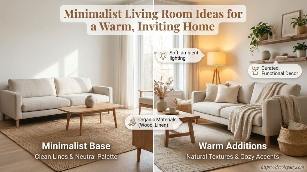 Minimalist Living Room Ideas for a Warm, Inviting Home