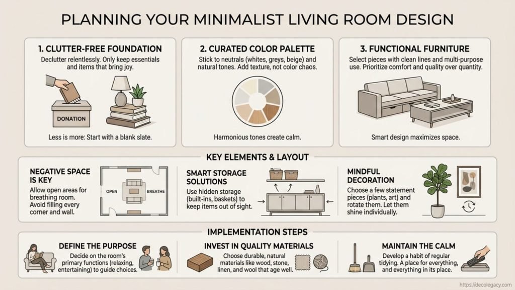 Planning Your Minimalist Living Room Design