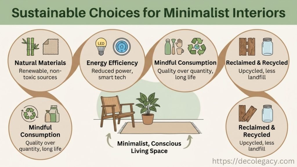 Sustainable Choices for Minimalist Interiors