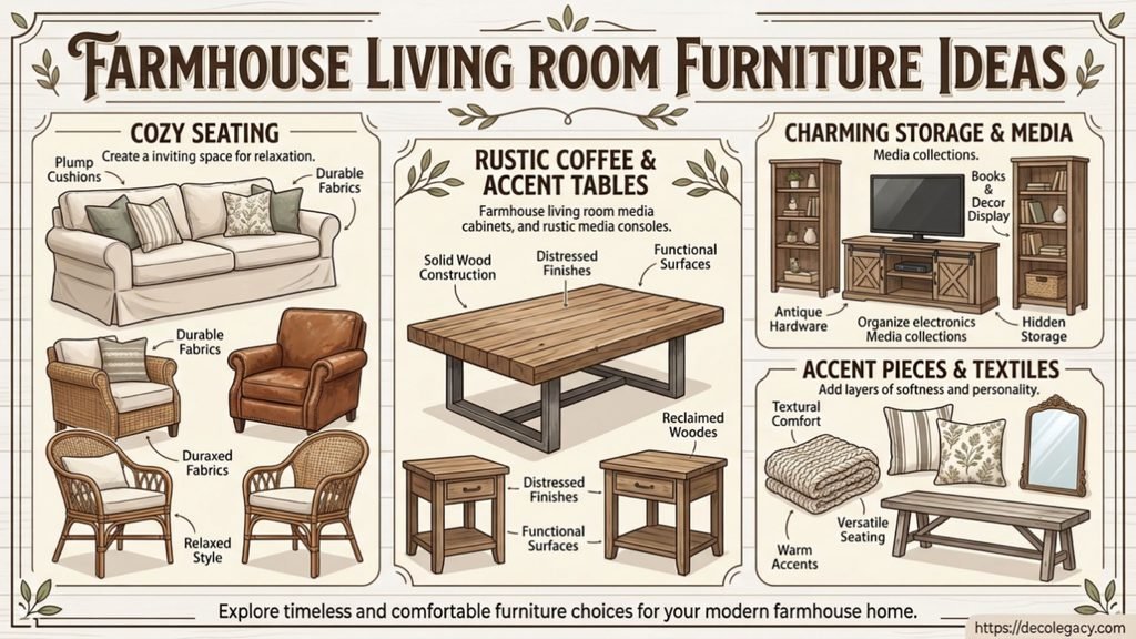 farmhouse living room furniture Ideas